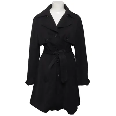 Trench-coat (Noir) de H&M Polyester, Viscose