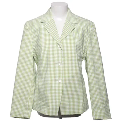 Blazer (Grøn, Hvid) fra Aust Elastan, Polyamid, Polyester, Viscose