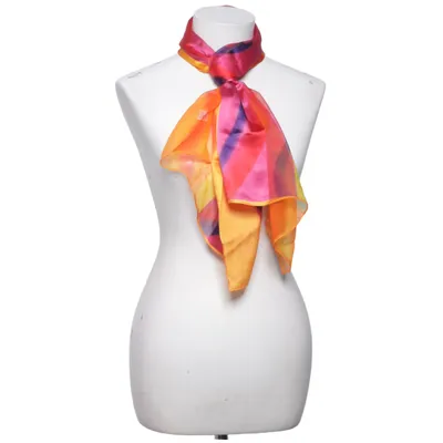 Shawl (Orange, Multicolored) from Christian Fischbacher Silk