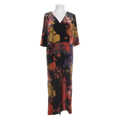 Maxikjole (Sort, Flerfarvet) fra Suzanne Nilsson Polyester, Elastan
