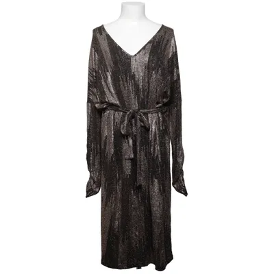 Cocktailklänning (Svart, Guldfärgad, Flerfärgad) från Ilse Jacobsen Elastan, Metallfiber, Polyamid