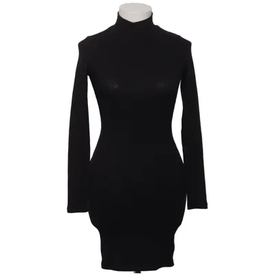 Jurk met col (Zwart) van Kikiriki Elastaan, Polyester, Viscose