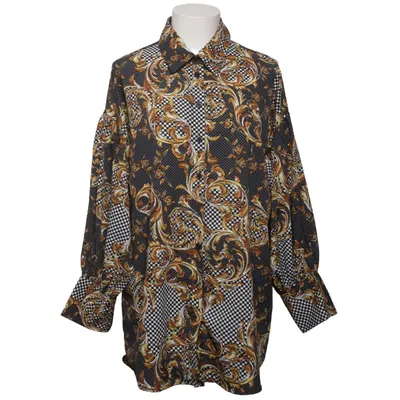 Blouse (Black, Gold, White) from Chemistry Polyester