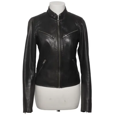 Leather jacket (Black) from Rock'n Blue Leather, Polyester