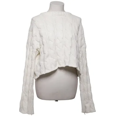 Sweater (White) from Bershka Polyester