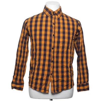 Flanellskjorta (Gul, Blå) från WSGYJ Bomull, Polyester