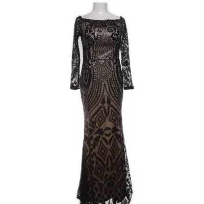 Aftonklänning (Svart, Beige) från Dennis Maglic Bomull, Polyester