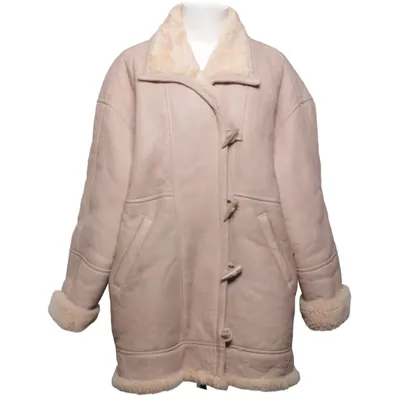 Shearling Jacke (Beige) von Oui Set