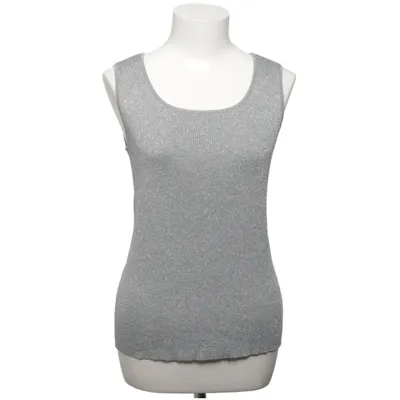 Tank Top (Silver) from Coldwater Creek Metallic fiber, Polyester, Silk