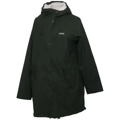 Regnfrakke (Grøn) fra Strøva Polyester, Polyurethan