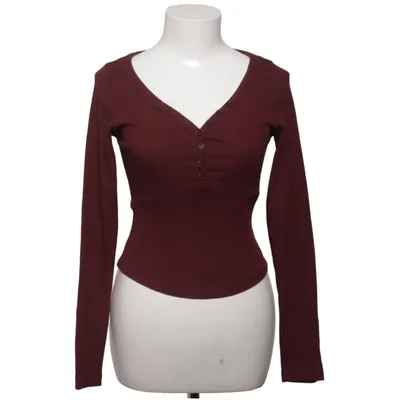T-shirt manches longues (Rouge) de STR Teen Coton, Élasthane