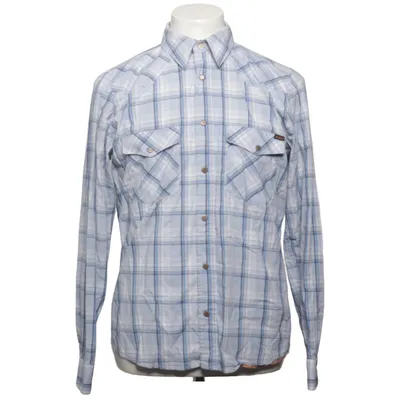 Chemise en flanelle (Bleu, Blanc) de Nudie Jeans Coton