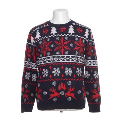 Kersttrui (Blauw, Rood, Wit) Viscose, Nylon