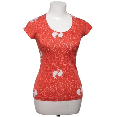 T-shirt (Röd, Vit) från Mah-Jong Bomull, Viskos