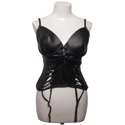 Corset (Black) from La Finesse Dessous Elastane, Polyester