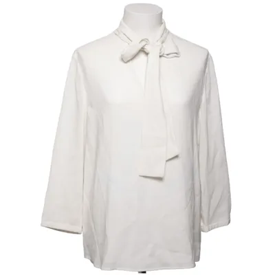 Pussy bow blouse (White) from Boss