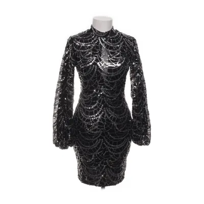 Cocktailklänning (Svart, Silverfärgad) från Miss Ord Bomull, Polyester