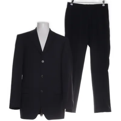 Suit (Black) from Theo Wormland Wool, Viscose
