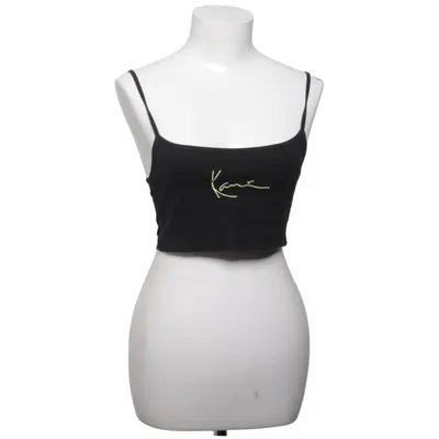 Crop top (Svart) från Karl Kani Bomull, Elastan