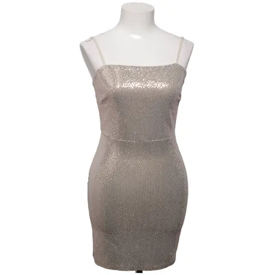 Cocktail dress (Silver) from Miss Selfridge Petites Elastane, Metallic fiber, Polyamide, Polyester