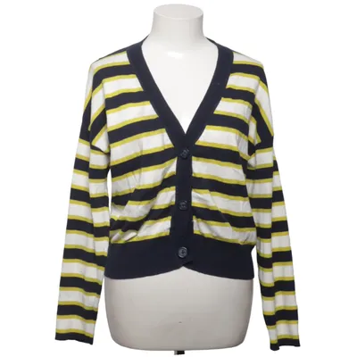 Cardigan (Blauw, Wit, Geel) van Rodier Kasjmier, Katoen, Zijde