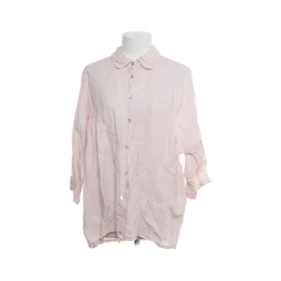 Kortærmet skjorte (Hvid, Pink) fra Made in italy Linned