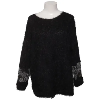 Pull-over (Noir) de Verpass Coton, Fibre métallique, Polyester