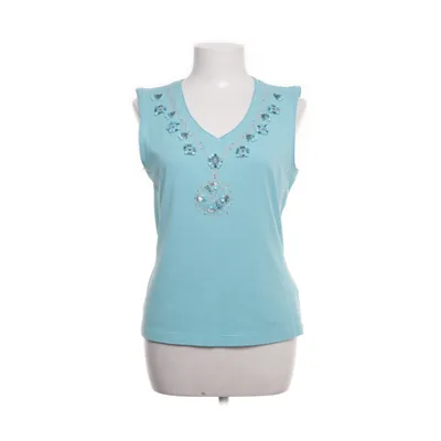 Top (Blauw, Meerkleurig) van Taifun Collection Katoen, Elastaan