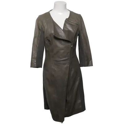 Læderfrakke (Dress 017) fra Goosecraft Læder, Polyester