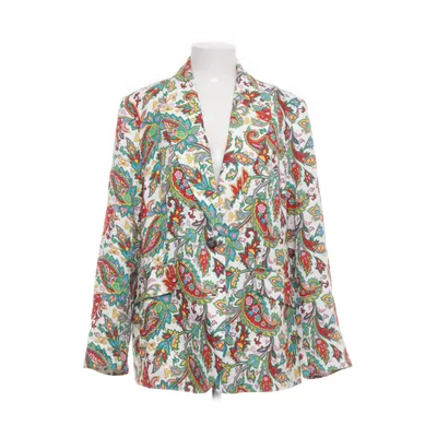 Blazer (White, Multicolored) from Boden Cotton
