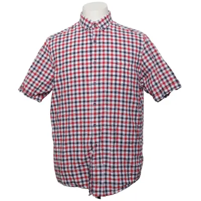 Chemise à manches courtes (Rouge, Bleu, Blanc) de Redmond Coton