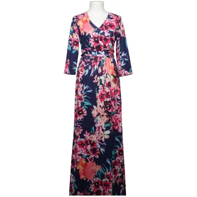 Långklänning (Blå, Rosa, Flerfärgad) från Ruiyige Elastan, Polyester