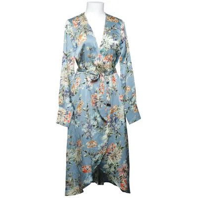 Omlottklänning (Blå, Flerfärgad) från Ichi Polyester
