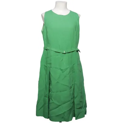 Robe (Vert) de René Lezard Acétate, Cupro, Lin