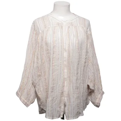 Blus (Vit, Flerfärgad) från Summum Bomull, Metallfiber