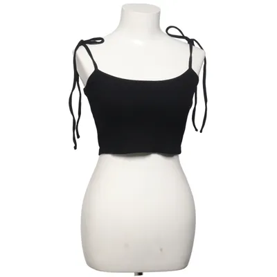 Crop top (Black) from Anika Teller x NA-KD Cotton, Elastane