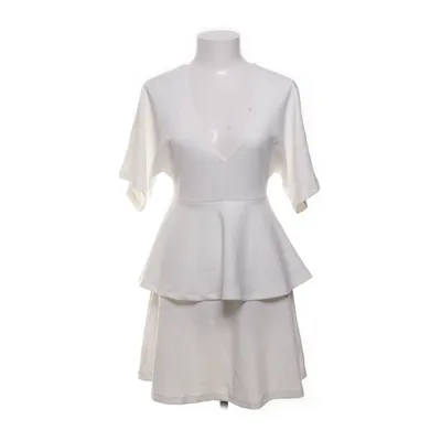 Kjole (Hvid) fra Bubbleroom Elastan, Polyester
