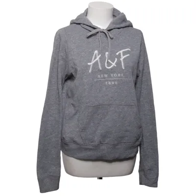 Hættetrøje (Grå) fra Abercrombie & Fitch Bomuld, Polyester