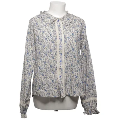 Blouse (Blauw, Beige) van MOLIIN Katoen