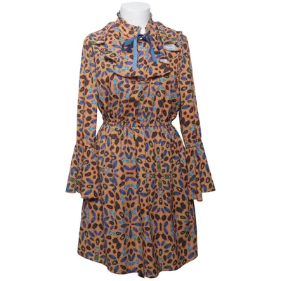 Kjole (Orange, Blå, Flerfarvet) fra Bright and Beautiful Polyester, Viscose