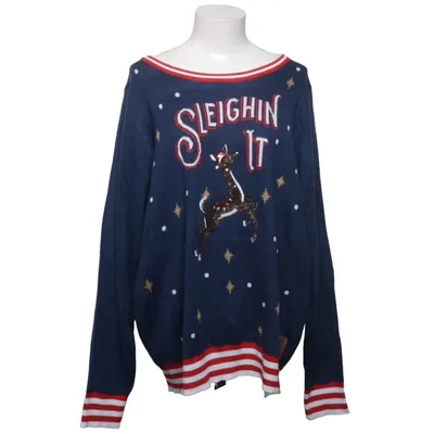 Pull de Noël (Bleu, Rouge, Blanc) de Tipsyelves Acrylique