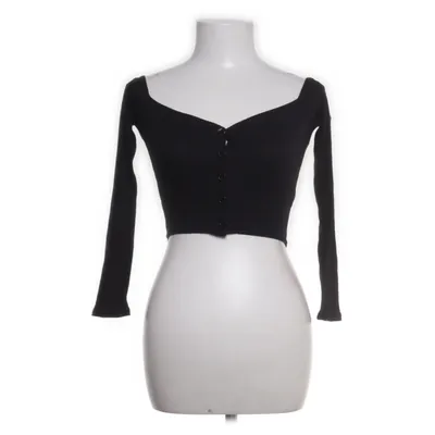 Crop top (Zwart) van Fashion Nova Viscose