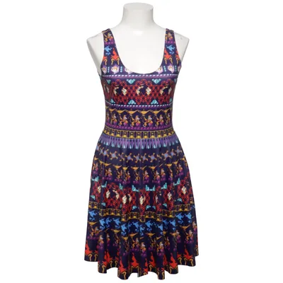 Dress (Blue, Multicolored) from Blackmilk Elastane, Polyester