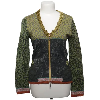 Cardigan (Groen, Grijs, Meerkleurig) van Eva & Claudi Wol