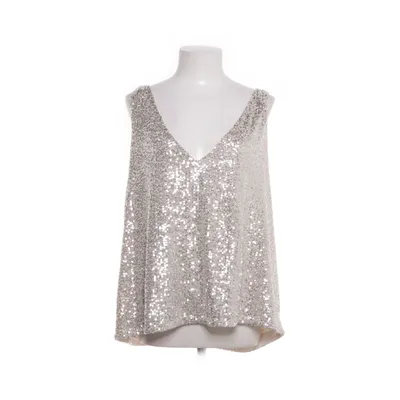 Linne (Silverfärgad, Beige) från H&M Polyester, Elastan