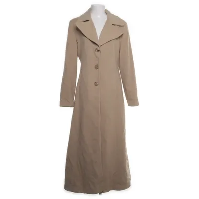 Frakke (Beige) fra Hennes Collection Uld, Polyester, Acetat