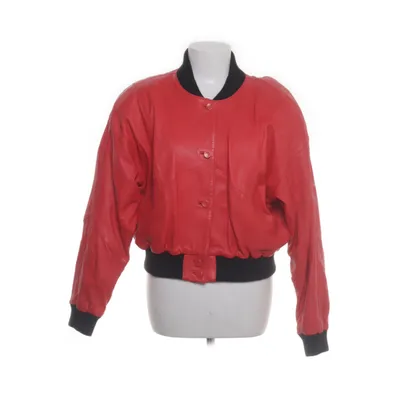 Bomber jacket (Red, Black) from Nordiska Kompaniet Leather