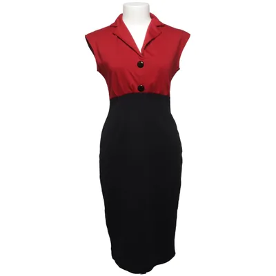 Jurk (Rood, Zwart) van Oxiuli Fashion Katoen, Polyester