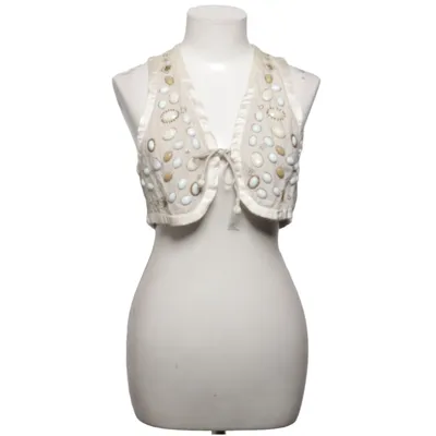 Vest (Beige) from Munthe plus Simonsen Cotton, Viscose