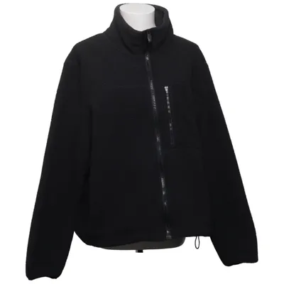 Fleece jacket (Black) from H&M Move Elastane, Polyester